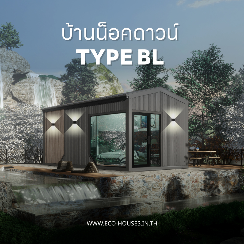 บ้านน็อคดาวน์ ขนาดใหญ่